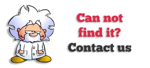 Search - can not find it - Contact us