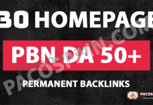 269860Homepage PBN DA50+ Dofollow SEO Backlinks