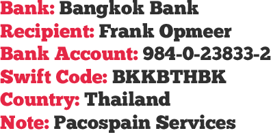 Bangkok Bank Thailand Pacospain